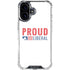 Proud Liberal iPhone 16 Plus Clear Case