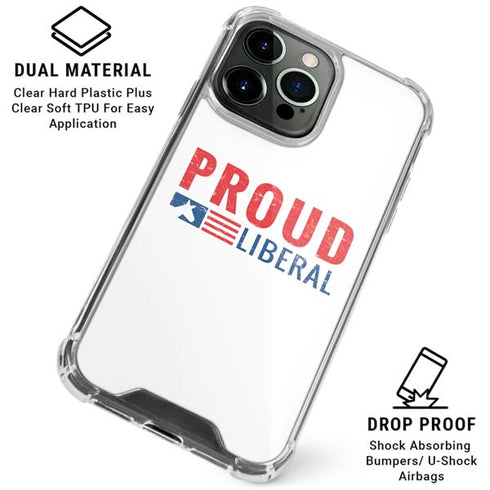 Proud Liberal iPhone 16 Pro Max Clear Case