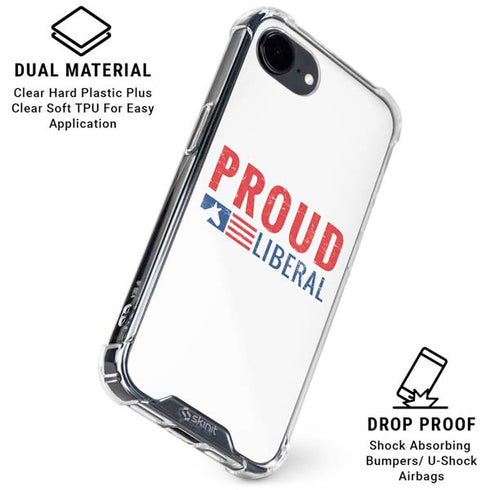 Proud Liberal iPhone 16e Clear Case