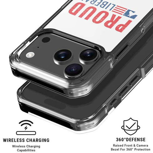 Proud Liberal iPhone 18 Pro Clear Case