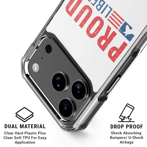 Proud Liberal iPhone 18 Pro Clear Case