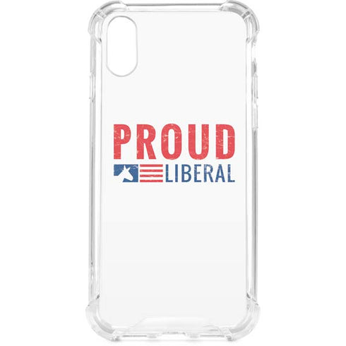 Proud Liberal iPhone XS Clear Case