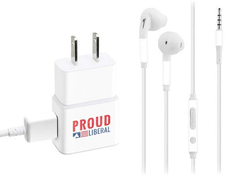 Proud Liberal Phone Charger Skin