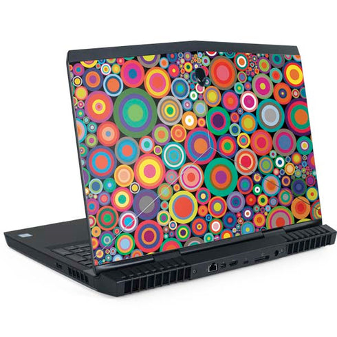 Psychedelic Circles Dell Alienware Skin