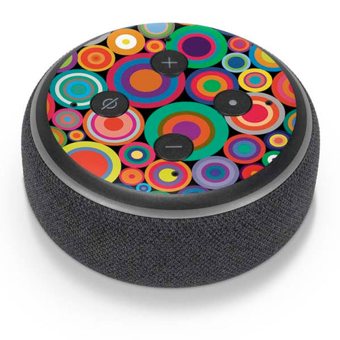 Psychedelic Circles Amazon Echo Dot Skin