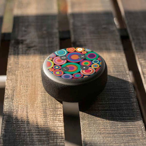Psychedelic Circles Amazon Echo Dot Skin