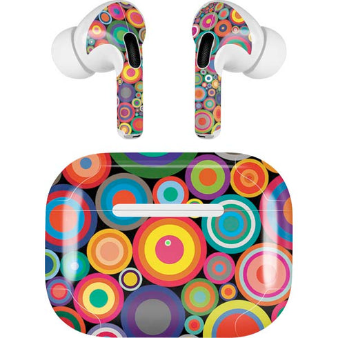 Psychedelic Circles AirPods Skins