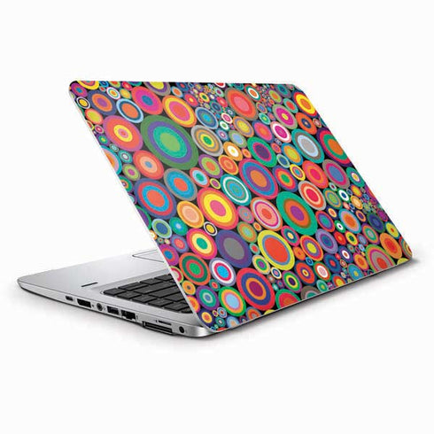 Psychedelic Circles HP Elitebook Skin
