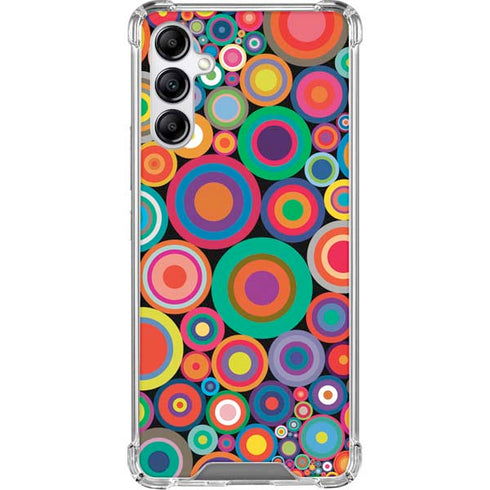 Psychedelic Circles Gabb Phone 4 Clear Case