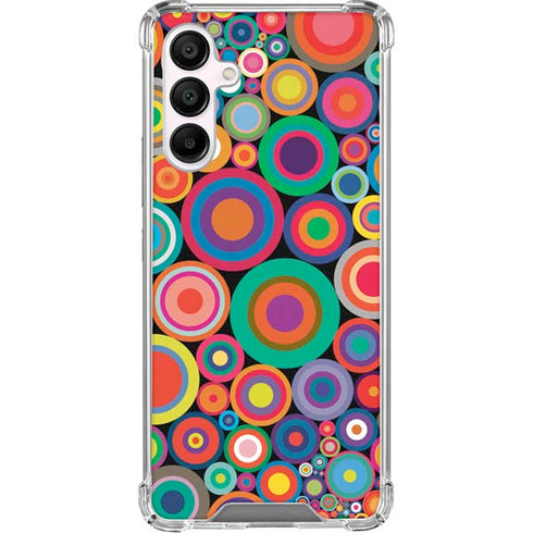 Psychedelic Circles Galaxy A16 5G Clear Case