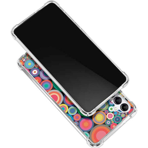 Psychedelic Circles Galaxy A16 5G Clear Case