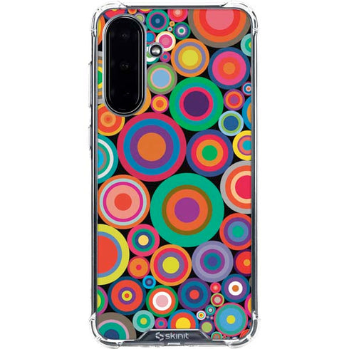 Psychedelic Circles Galaxy A36 5G Clear Case