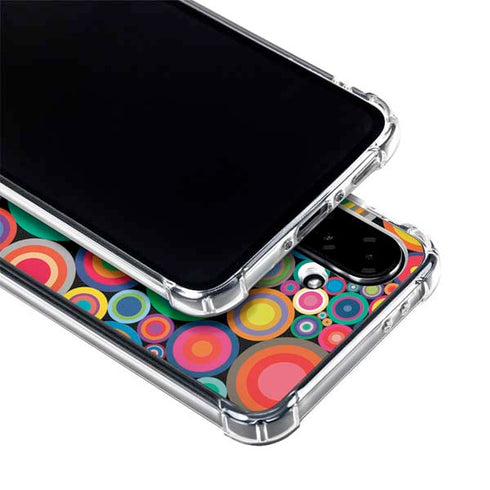 Psychedelic Circles Galaxy A36 5G Clear Case