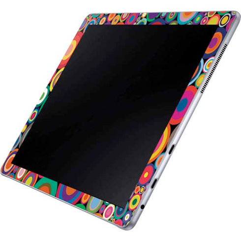 Psychedelic Circles Galaxy Book 12in Skin