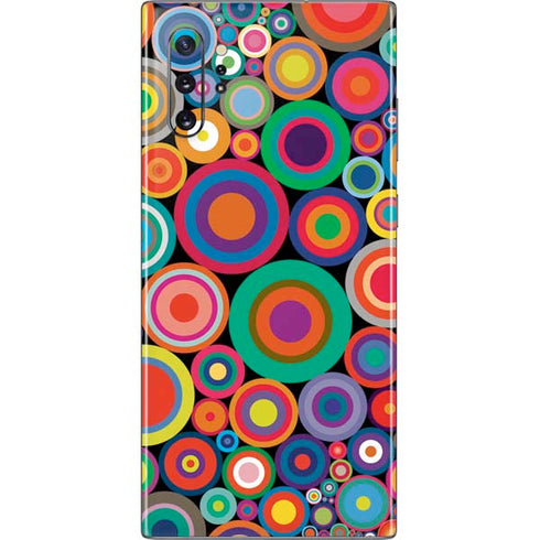 Psychedelic Circles Galaxy Note 10 Plus Skin