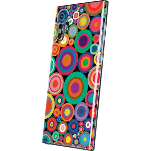 Psychedelic Circles Galaxy Note 10 Plus Skin