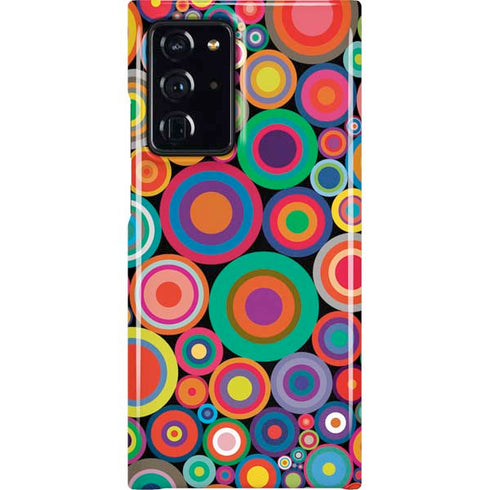 Psychedelic Circles Galaxy Cases