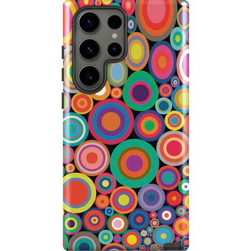 Psychedelic Circles Galaxy S23 Ultra Pro Case