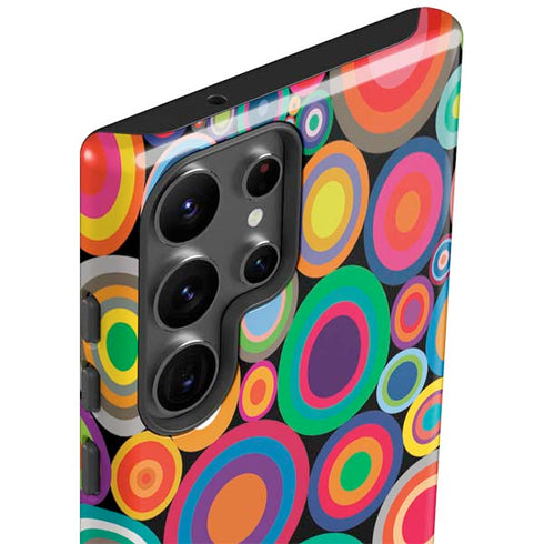 Psychedelic Circles Galaxy S23 Ultra Pro Case