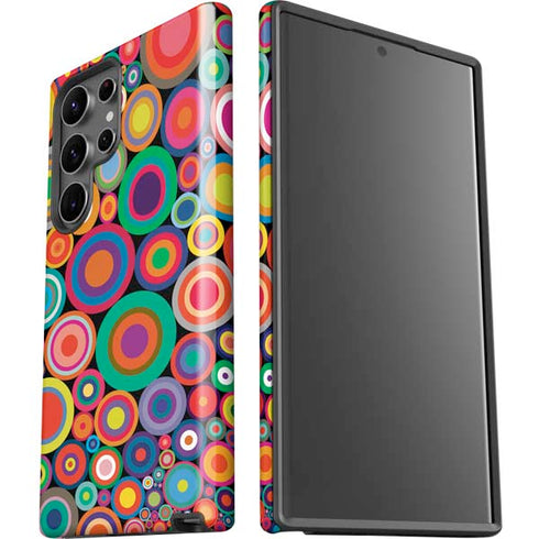 Psychedelic Circles Galaxy S23 Ultra Pro Case