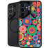 Psychedelic Circles Galaxy S25 Kickstand Case