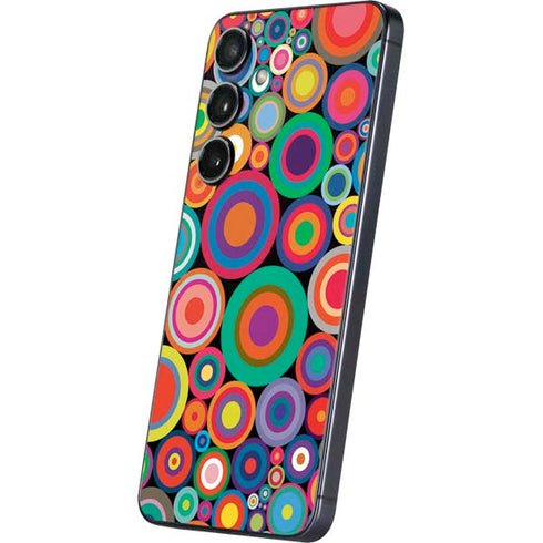 Psychedelic Circles Galaxy S25 Plus Skin