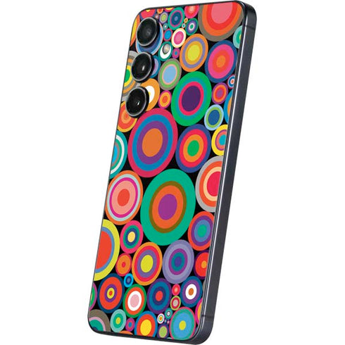 Psychedelic Circles Galaxy S25 Skin