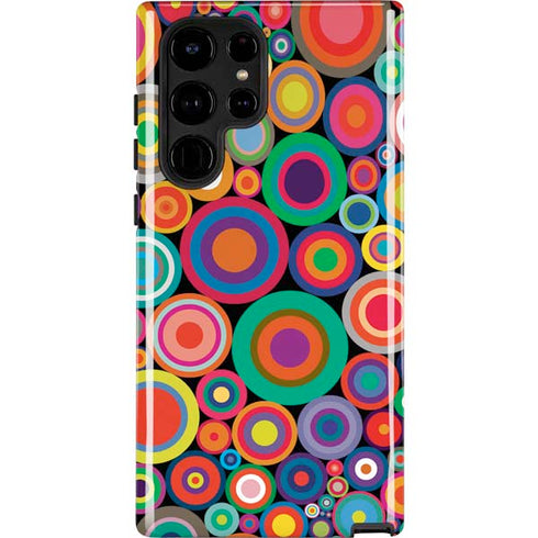 Psychedelic Circles Galaxy S25 Ultra Impact Case