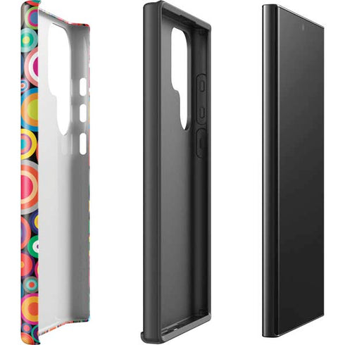 Psychedelic Circles Galaxy S25 Ultra Impact Case