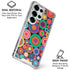 Psychedelic Circles Galaxy S25 Ultra Clear Case