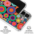 Psychedelic Circles Galaxy S26 Clear Case