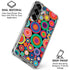 Psychedelic Circles Galaxy S26 Clear Case