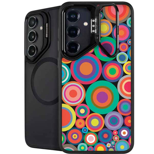 Psychedelic Circles Galaxy S26 Plus Kickstand Case