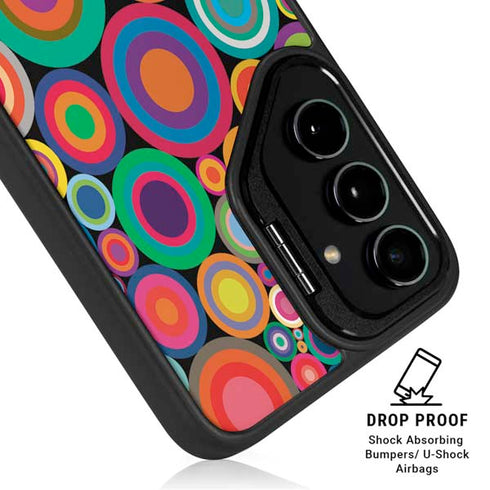 Psychedelic Circles Galaxy S26 Plus Kickstand Case