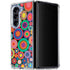 Psychedelic Circles Galaxy Z Fold5 5G Clear Case