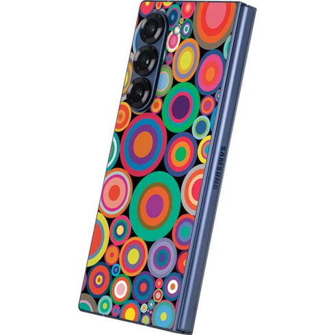 Psychedelic Circles Galaxy Z Fold6 Skin