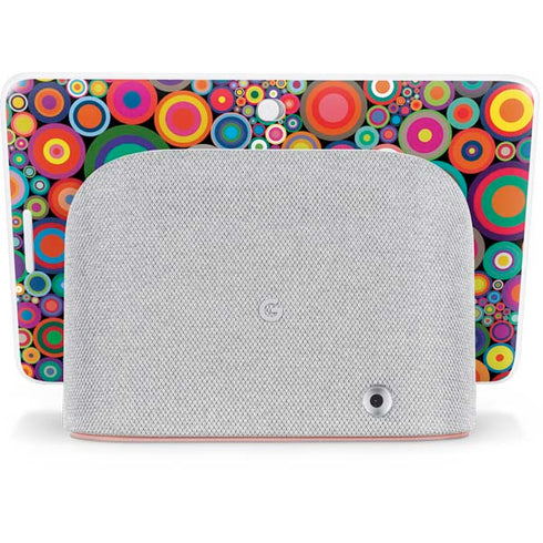 Psychedelic Circles Google Home Hub Skin
