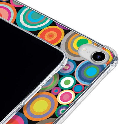 Psychedelic Circles iPad 11th Gen (2025) Clear Case