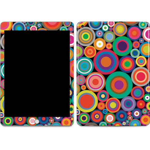 Psychedelic Circles Apple iPad Skin