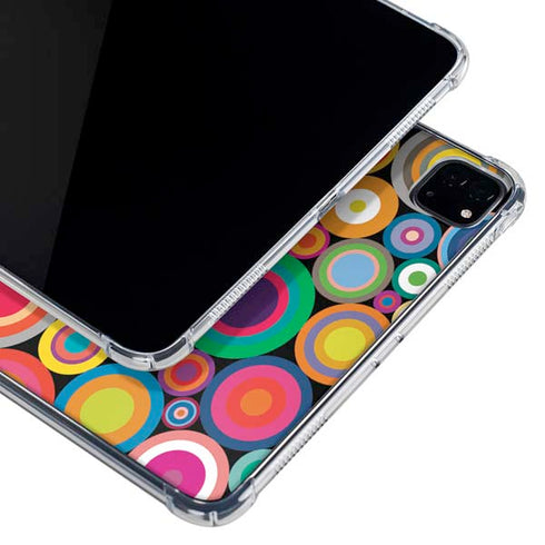 Psychedelic Circles iPad Pro 11in (2024) Clear Case