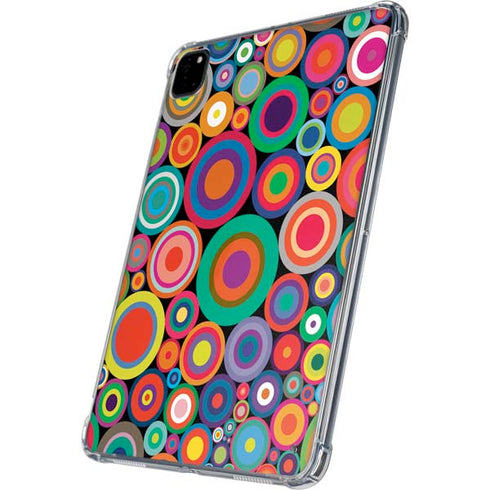 Psychedelic Circles iPad Pro 11in (2024) Clear Case