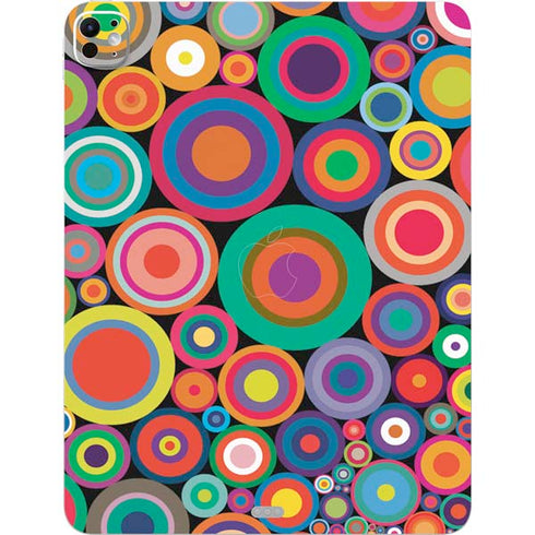 Psychedelic Circles iPad Pro 13in M4 (2024) Skin