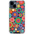 Psychedelic Circles iPhone 15 Clear Case