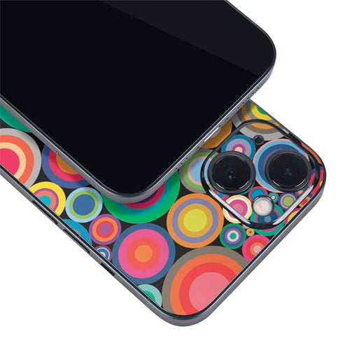 Psychedelic Circles iPhone 15 Skin