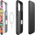 Psychedelic Circles iPhone 16 Magsafe Impact Case