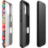 Psychedelic Circles iPhone 16 Plus Impact Case