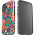 Psychedelic Circles iPhone 16 Plus Impact Case