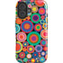 Psychedelic Circles iPhone 16 Plus Magsafe Impact Case