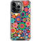 Psychedelic Circles iPhone 16 Pro Clear Case