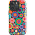 Psychedelic Circles iPhone 16 Pro Impact Case